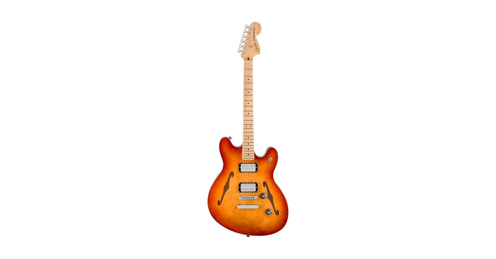 Amazon.com: Fender Affinity Series Starcaster Deluxe, Maple